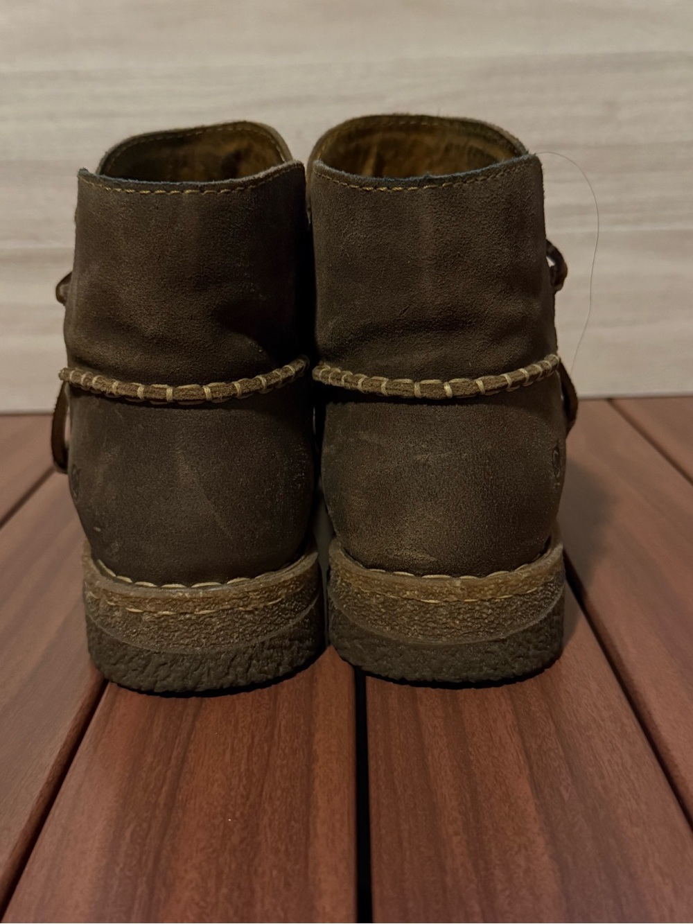 Women’s BORN Calyn Casual Brown Leather Ankle Boots - Picture 4 of 9